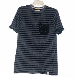 Free Planet Striped Tee Size Small